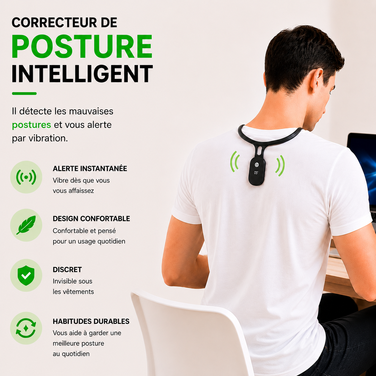 Correcteur de posture intelligent